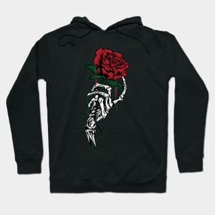 Horror Hand with Rose Hoodie